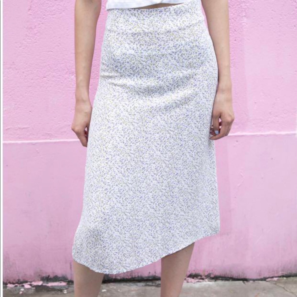 brandy purple floral skirt!!!